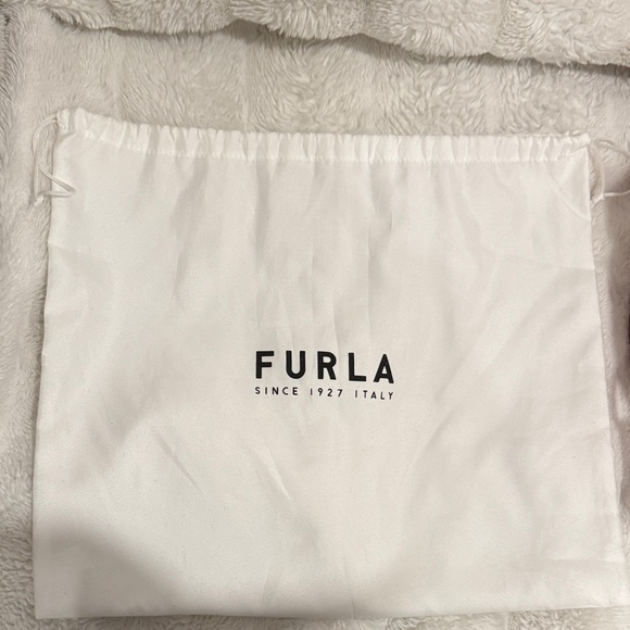 Furla Peach-to-Coral Ombre Leather Crossbody - Picture 10 of 10